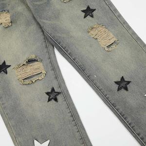 Pantalones Vaqueros de Mezclilla Personalizados para Hombre, Corte Ajustado, Elásticos, Casuales, de Calle, Tejido Suave y Duradero, Pantalones de Moda, Venta al por Mayor de Fábrica - Product Image 5