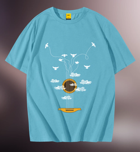 Qualité supérieure nouveau Design impression graphique personnalisée goutte épaule surdimensionné hommes T-Shirt 100% coton respirant grande taille 180 GSM - Product Image 1