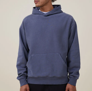 Sudadera con Capucha de Forro Polar con Bordado Personalizado al por Mayor, Alta Calidad, 100% Algodón, para Hombre, Cortavientos, Transpirable, Cálida e Informal - Product Image 2