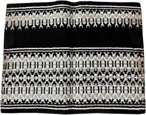 Couverture de selle en laine de style occidental doublure en polycoton pour les courses de barils de ranch et les compétitions de trail - Product Image 2