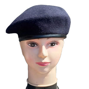 Chapeau béret en laine de haute qualité pour adultes Style extérieur personnalisé couvre-chef unisexe pour vêtements de cérémonie en gros de la sécurité israélienne - Product Image 1
