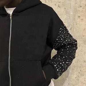 Vintage Acid Wash Regular Fit Unisex Winter Hoodie Custom Streetwear Pullover Stone <b>Work</b> <b>Fleece</b> French Terry Cotton (Wholesale) - Product Image 3