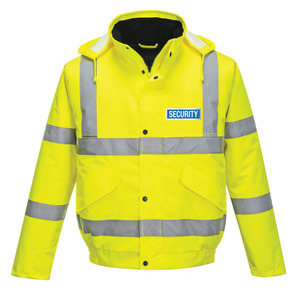 Sitio de construcción Chaqueta de seguridad de invierno Abrigo Chubasquero DE SEGURIDAD impermeable reflectante grueso con logotipo personalizable - Product Image 2