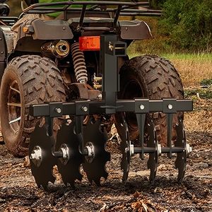 Universal 2 Inch Receiver Mount Disc Harrow Cultivator <b>ATV</b> <b>UTV</b> Farm Tillage Implement - Product Image 2