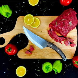 2024 recién llegados cuchillo de Chef de Camping de nogal con Funda de cuero cuchillo de Chef vikingo mejor calidad Super modelo juego de cuchillos de cocina - Product Image 4