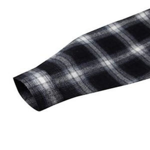 Camisas de Franela para Motociclistas al por Mayor Directo de Fábrica, 100% Algodón, Etiqueta Personalizada, Estilo Clásico Leñador, Lavado Vintage a Cuadros, Otoño - Product Image 5