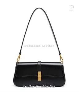 Artisan Crafted <b>Leather</b> Shoulder <b>Bag</b> Hand Stitched Details Unique Earthy Tone <b>Soft</b> <b>Leather</b> Timeless Appeal Heritage Designs 2025 - Product Image 2