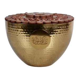 Cuenco de chocolate de metal plateado martillado hecho a mano soporte para postres o Bodas y ocasiones especiales cuenco para servir dulces de chocolate - Product Image 2