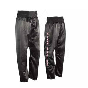 Pantalon de kickboxing de haute qualité fait sur mesure pour hommes couleur unie meilleure vente avec prix de logo personnalisé - Product Image 4