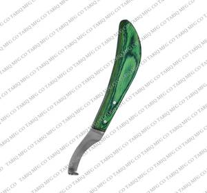 Cuchillo de pezuña de acero inoxidable curvo, herramienta de herrador, cuchillo de recorte de pezuña de caballo por TARIQ MFG CO CE ISO EU - Product Image 6