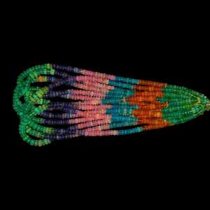 Perles de rondelle lisses d'opale de disco 5mm pierre précieuse d'opale éthiopienne naturelle brin lâche pour la fabrication de bijoux artisanat approvisionnement en vrac en gros - Product Image 6