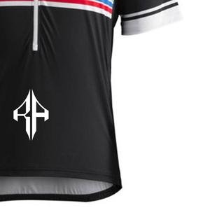 Jerseys de Ciclismo de sublimación para hombre con media cremallera de Color sólido 100% Material de poliéster Logotipo personalizado de alta calidad premium para hombre - Product Image 5
