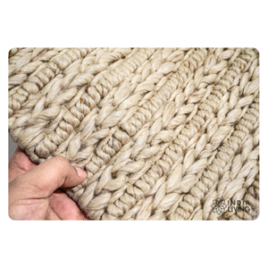 Alfombra de lana tejida a mano de primera calidad con textura suave para sala de estar y dormitorio Alfombra hecha a mano para una decoración elegante del hogar - Product Image 5