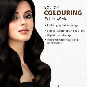 สีย้อมผมธรรมชาติกึ่งถาวรย้อมสีเฮนน่าแบบไม่ติดโลโก้ได้ตามต้องการ - Product Image 2