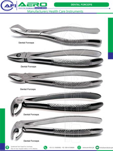 Fórceps de extracción dental manual de acero - Product Image 4