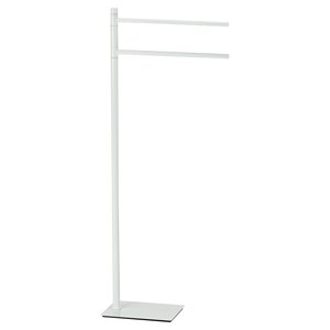 Toallero de 2 Brazos Tania White TA31 22 Gedy, 34.5x14x88cm, Diseño Moderno para un Almacenamiento Práctico de Toallas - Product Image 1