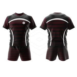 Pakistán hizo cómodo uniforme de rugby para jóvenes mangas completas con conjunto de diseño transpirable - Product Image 1