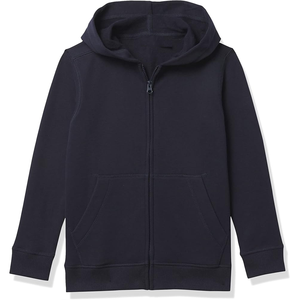 Sudadera con capucha y cremallera de gran tamaño con logotipo personalizado OEM, sudadera unisex de lana pesada, ropa de calle de talla grande para hombres y mujeres - Product Image 3