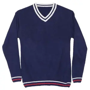 University Custom OEM und ODM Logo Sweater Übergroße Drop Shoulder Cardigan