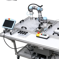 Robot Kolaboratif 6-Axis UR3e Compact dengan Beban Angkut 3kg, Cobot Industri untuk Pengambilan Komponen Elektronik 3C & Penanganan Material
