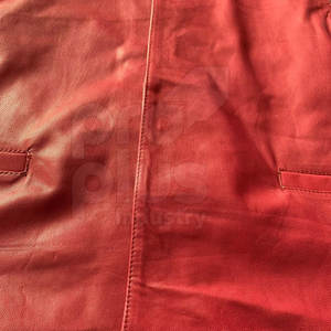 Gilet en cuir de vache respirant à col en V sans manches pour homme, service OEM personnalisé - Product Image 5