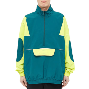 Chaqueta cortavientos de nailon de poliéster 100% de alta calidad personalizada para hombre lona transpirable en colores de retazos para uso en verano e invierno - Product Image 2