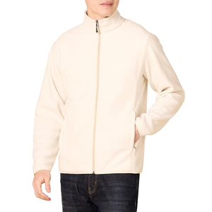 Chaqueta de lana polar unisex, chaqueta térmica informal personalizada con cremallera cálida de invierno para exteriores - Product Image 4