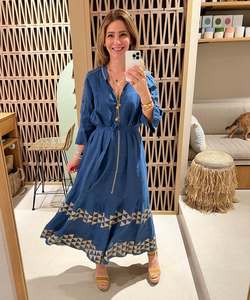 2025 bohème Chic gitane tenue décontractée à la main broderie dentelle décoration grande taille été plage porter tendance 6XL taille - Product Image 1