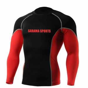 Vêtements de sport, couleur unie, rashguard pour homme, fabriqué au Pakistan, rashguard pour homme, vente chaude, rashguard respirant pour homme - Product Image 4