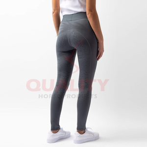 Jodhpurs équestres confortables fabriqués avec ceinture ergonomique tissu extensible doux contrôle de l'humidité et prise en main sûre à vendre - Product Image 4