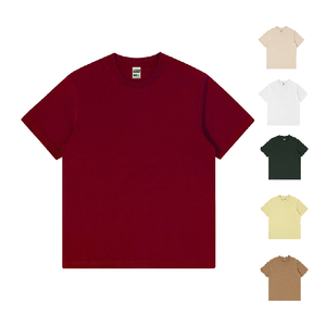 Offre Spéciale de l'usine Logo personnalisé Vintage coton Streetwear Acid Wash Technique pré-rétrécissement lourd 230g T-shirt solide pour hommes - Product Image 2