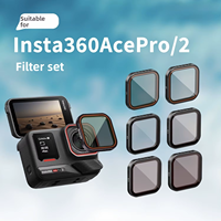 Logo/emballage personnalisés disponibles : Kit de filtres d'objectif CPL ND8 ND16 ND32 pour Insta360 Ace Pro 2 Accessoires d'appareil photo à densité neutre