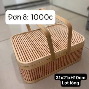 Cesta de bambú para comida, práctica y económica - Product Image 4