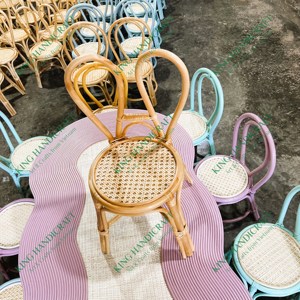 Sillas de ratán hechas a mano ecológicas de alta calidad para niños modernas para sala de estar al aire libre cocina uso directamente fabricado - Product Image 2