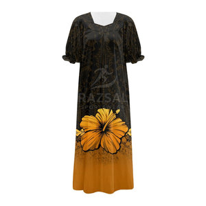Derniers styles populaires, vente en gros, robe Mumu de haute qualité pour femmes, robe Mumu au design unique pour femmes - Product Image 5