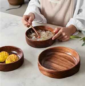 Ensaladera de madera de acacia 100% de calidad superior ecológica para uso doméstico - Product Image 3