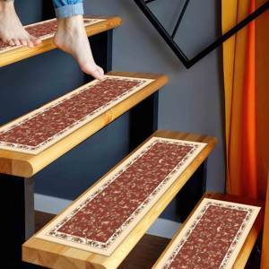 พรมพิมพ์ลาย: พรมสีแดงพรมสีเบจพรมบ้านไร่พรมโบฮีเมียนพรมขั้นบันได - Product Image 4