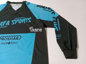 SAFA SPORTS, camiseta de Paintball juvenil de manga completa con estampado personalizado, uniforme de Paintball juvenil en blanco para niños, jugadores de Paintball - Product Image 2