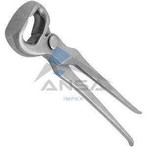 Pince à sabots incurvée de 15 "en acier inoxydable Outil de maréchal-ferrant de haute qualité pour chevaux Durable Sharp et résistant à la rouille Heavy Duty - Product Image 1