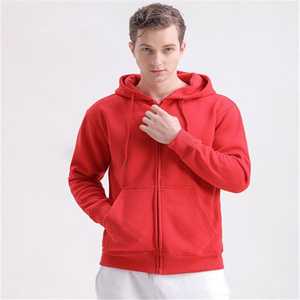Wholesale High Quality Knitted Soft Fabric Drop Shoulder Pullover Hooded Sweatshirt Men Winter 100% Cotton Drawstring Pocket - Product Image 6