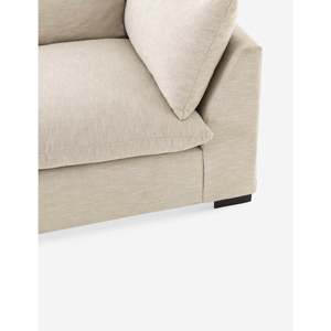 Decima 5-Piece Chesterfield Sectional Sofa Genuine Leather Fabric PU Living Room Furniture <b>Cheap</b> Alternative for Home Apartment - Product Image 3