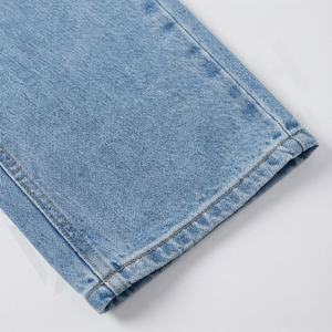 Pantalons en jean pour femmes, arrivée de nouveaux pantalons en jean pour femmes, pantalons en denim respirants, pantalons décontractés amples, pantalons en denim patchwork, bas tendance à la mode - Product Image 6