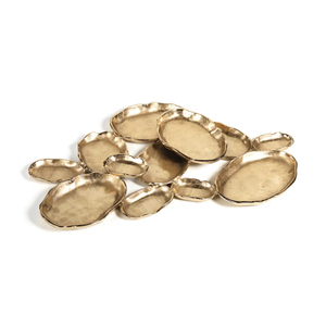 Cuenco decorativo de bronce Vintage con soporte de desplazamiento y popurrí centro de mesa de lujo para mesa de comedor mesa de centro decoración del hogar - Product Image 6