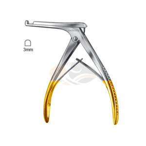 เครื่องมือผ่าตัดแบบแม่นยำ4นิ้ว90องศา3มม. เครื่องเจาะสเตนเลสทั่วไปทำจาก mastoid rongeur - Product Image 1