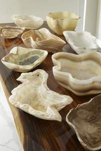 Bols à fruits et à salade en résine de grande taille, ronds et raffinés, modernes et durables, avec bols de service faits à la main de qualité supérieure - Product Image 6