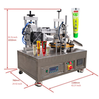 Machine de scellage de tubes en plastique à ultrasons, machine de conditionnement de tubes souples pour aliments, cosmétiques, crèmes, dentifrice, à poser sur table, à vendre