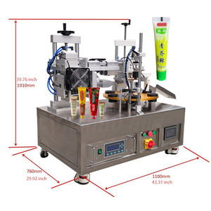Machine de scellage de tubes en plastique à ultrasons, machine de conditionnement de tubes souples pour aliments, cosmétiques, crèmes, dentifrice, à poser sur table, à <span class=keywords><strong>vendre</strong></span> - Product Image 2
