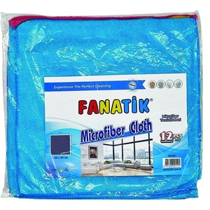 Juego de 4 Paños de Limpieza de Microfibra de 30x40cm, Estilo Liso, Multiusos para Pisos, Autos, Cocinas y Superficies - Product Image 5