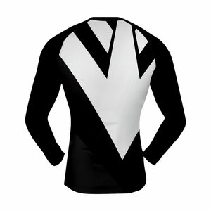 Rashguard pour homme sur mesure de haute qualité à manches longues avec des caractéristiques anti-UV, respirantes, à séchage rapide et écologiques - Product Image 2