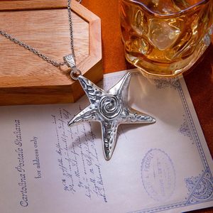 Collana di stelle marine d'oro da donna con ciondolo a forma di ciondolo estivo spiaggia con conchiglia di oceano ciondoli e ciondoli alla moda - Product Image 4